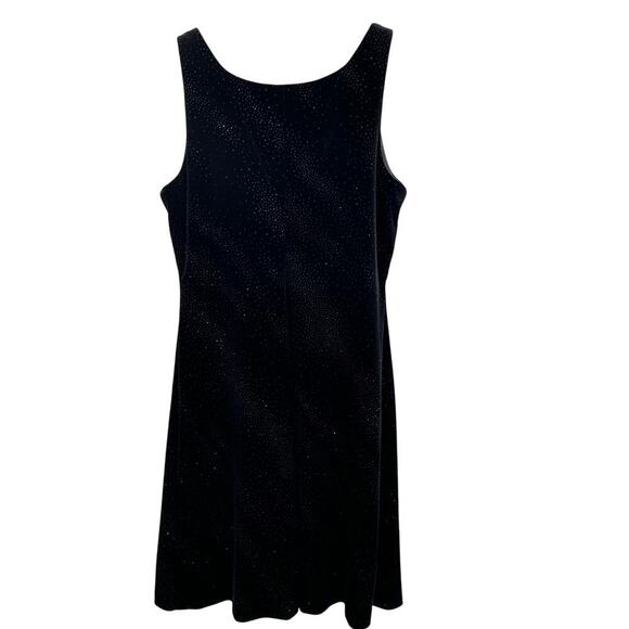 Molly Malloy Evening Black Sparkly Velour Bolero & Mini Dress Set Womens Size 8 - Picture 9 of 11